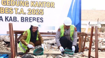 Tingkatkan Fasilitas Tahanan, Pembangunan Sat Tahti dan Rutan Polres Brebes Resmi Dibangun