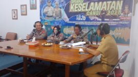 Kaur Bin Ops Satlantas Polres Brebes memberikan Sosialisasi Keselamatan Berkendara dalam rangka Ops Kesleamatan Candi 2026