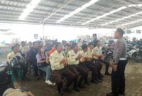 Sosialisasi Keselamatan Berlalulintas di PT Sumber Masanda Jaya Brebes