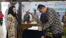 Bupati Brebes Hj Paramitha Widya Kusuma SE MM melantik sembilan Pejabat Pimpinan Tinggi Pratama di Pendopo Brebes Kamis (5/1/2026).