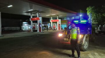Polsek Larangan Intensifkan Patroli Malam, Jaga Situasi Kamtibmas Tetap Kondusif