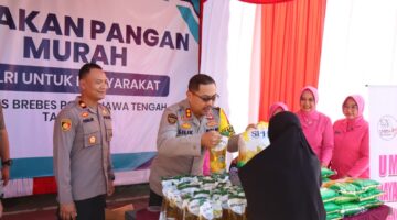 Sinergi Polri Peduli: Polres Brebes Sukses Gelar Gerakan Pangan Murah Serentak